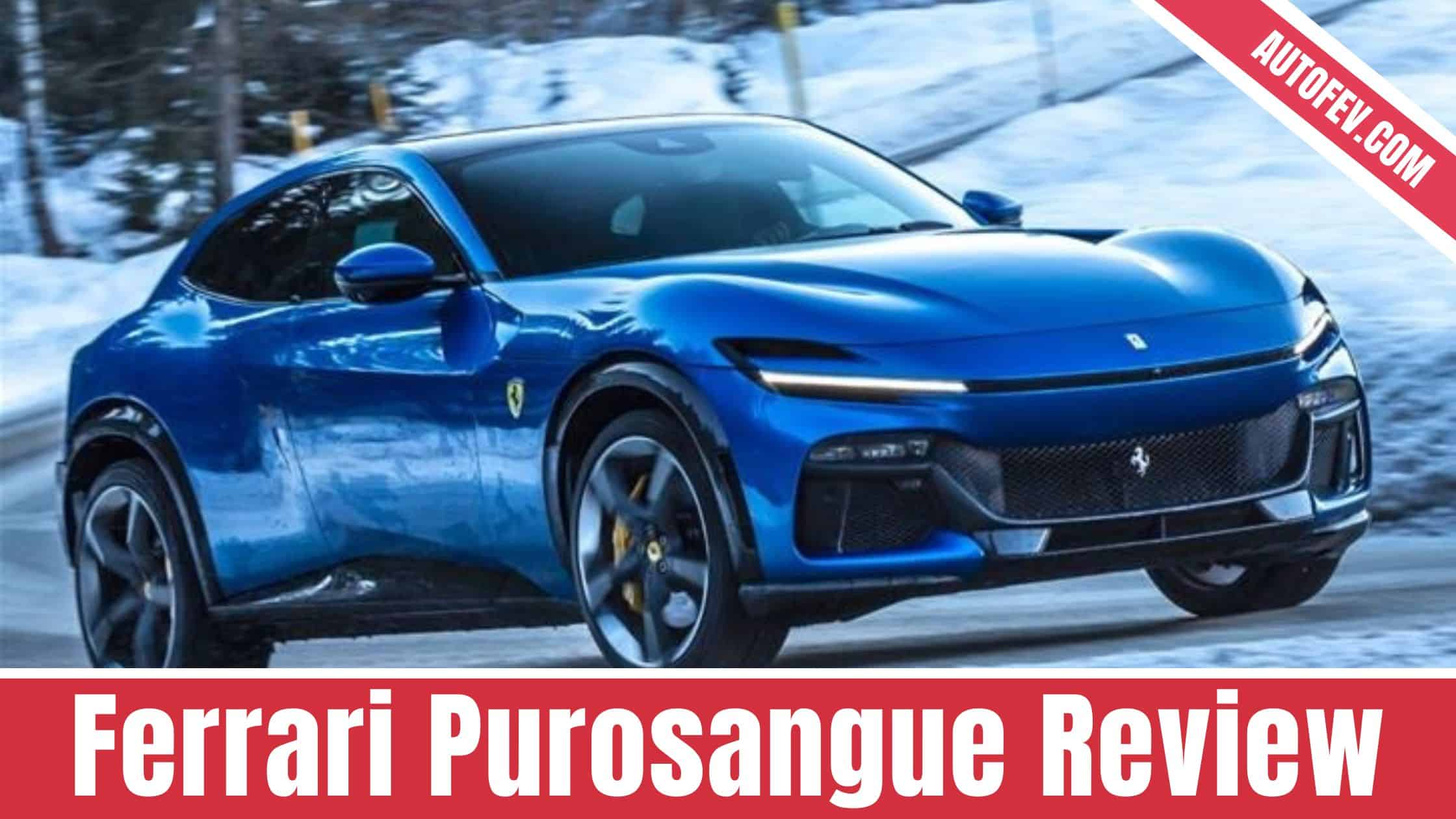 Ferrari Purosangue Review